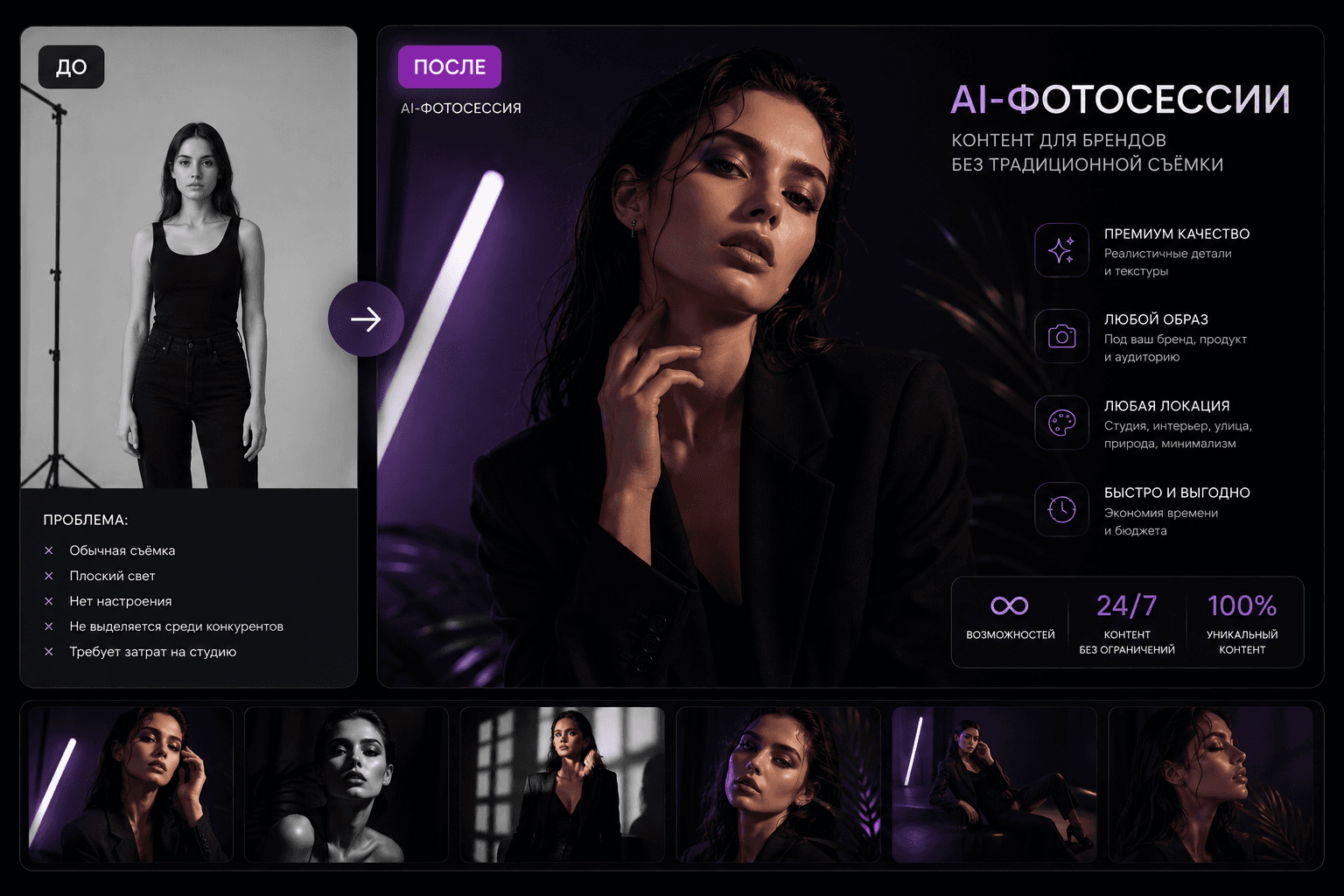 AI-фотосессия для бренда