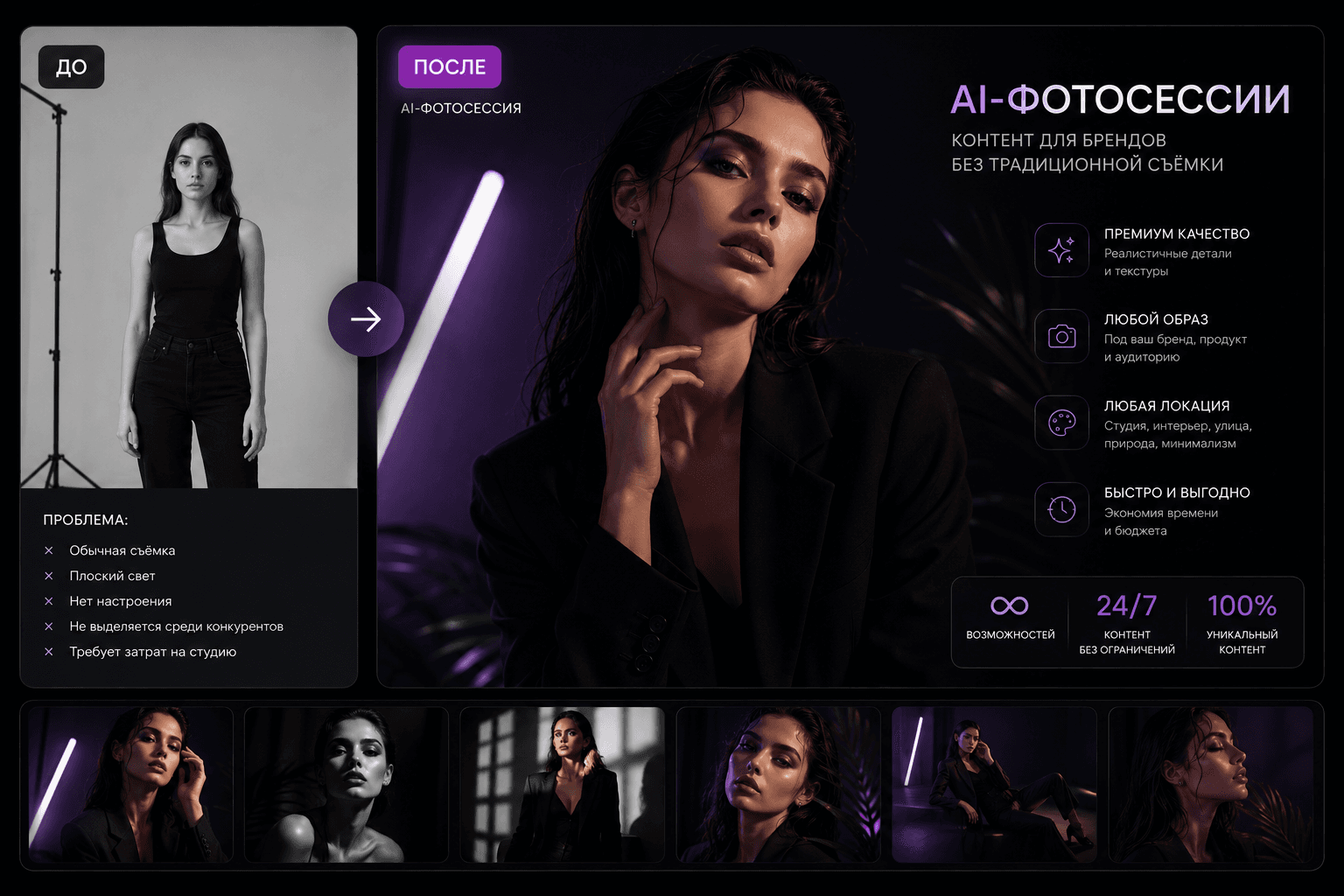 AI-фотосессия для бренда